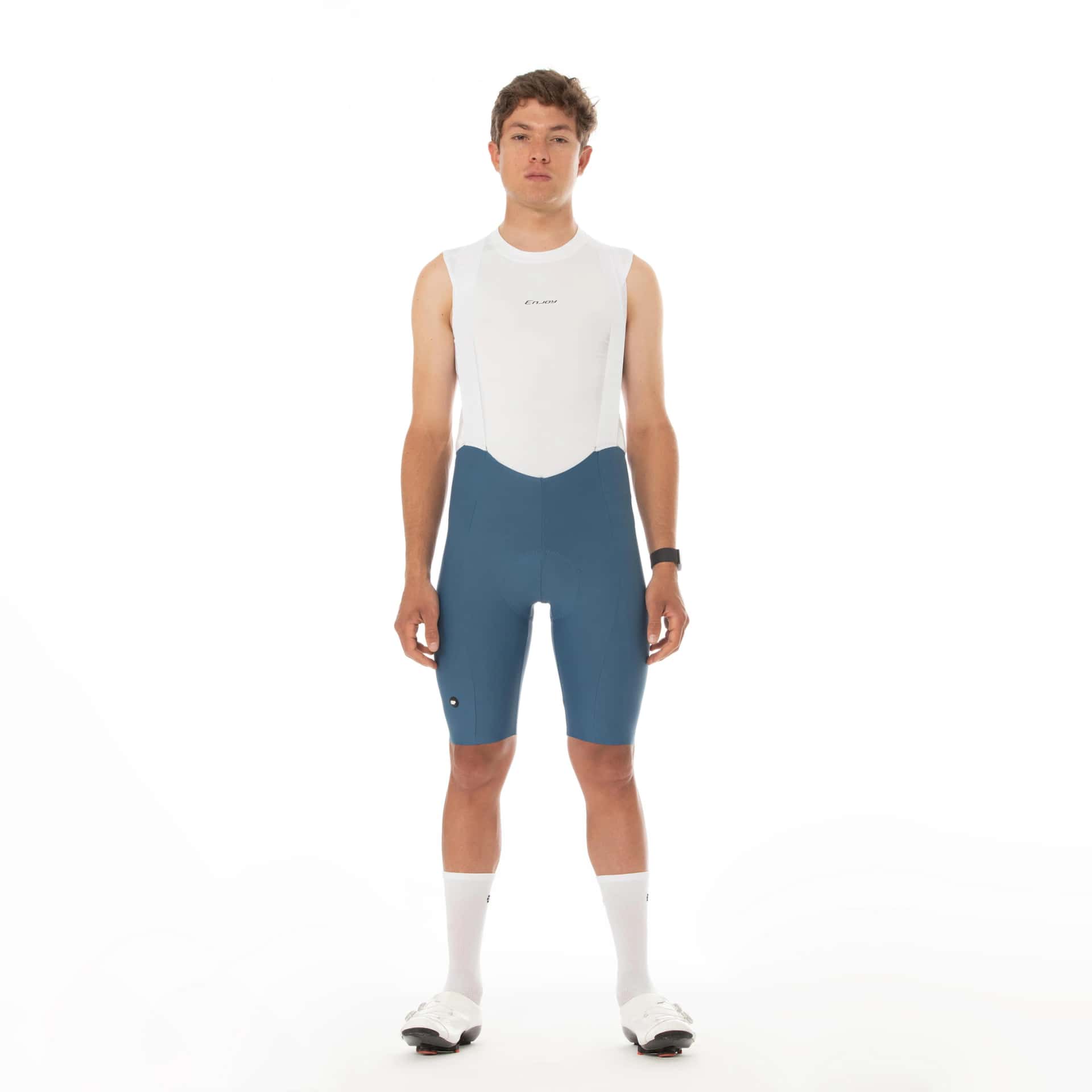 Pantaloneta Venge azul índigo con  cortes masculina - miniatura 2