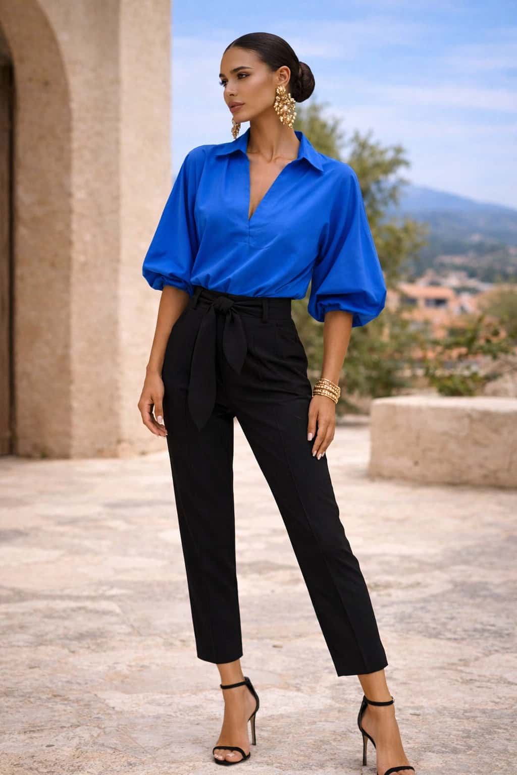 Blusa Popular Azul U - miniatura 3