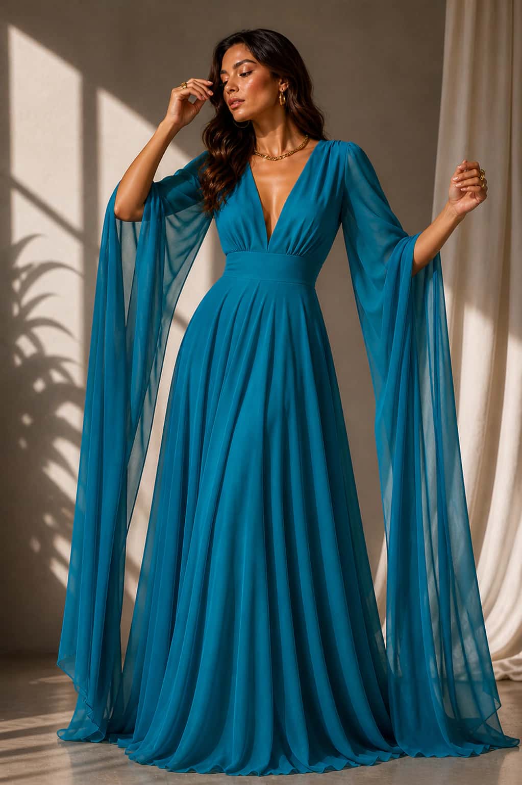 Vestido Girasol Turquesa - miniatura 3