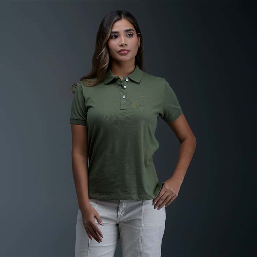 Polo Verde Mujer