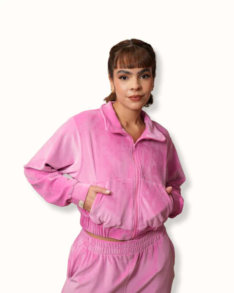 Chaqueta Terciopelo - Rosado