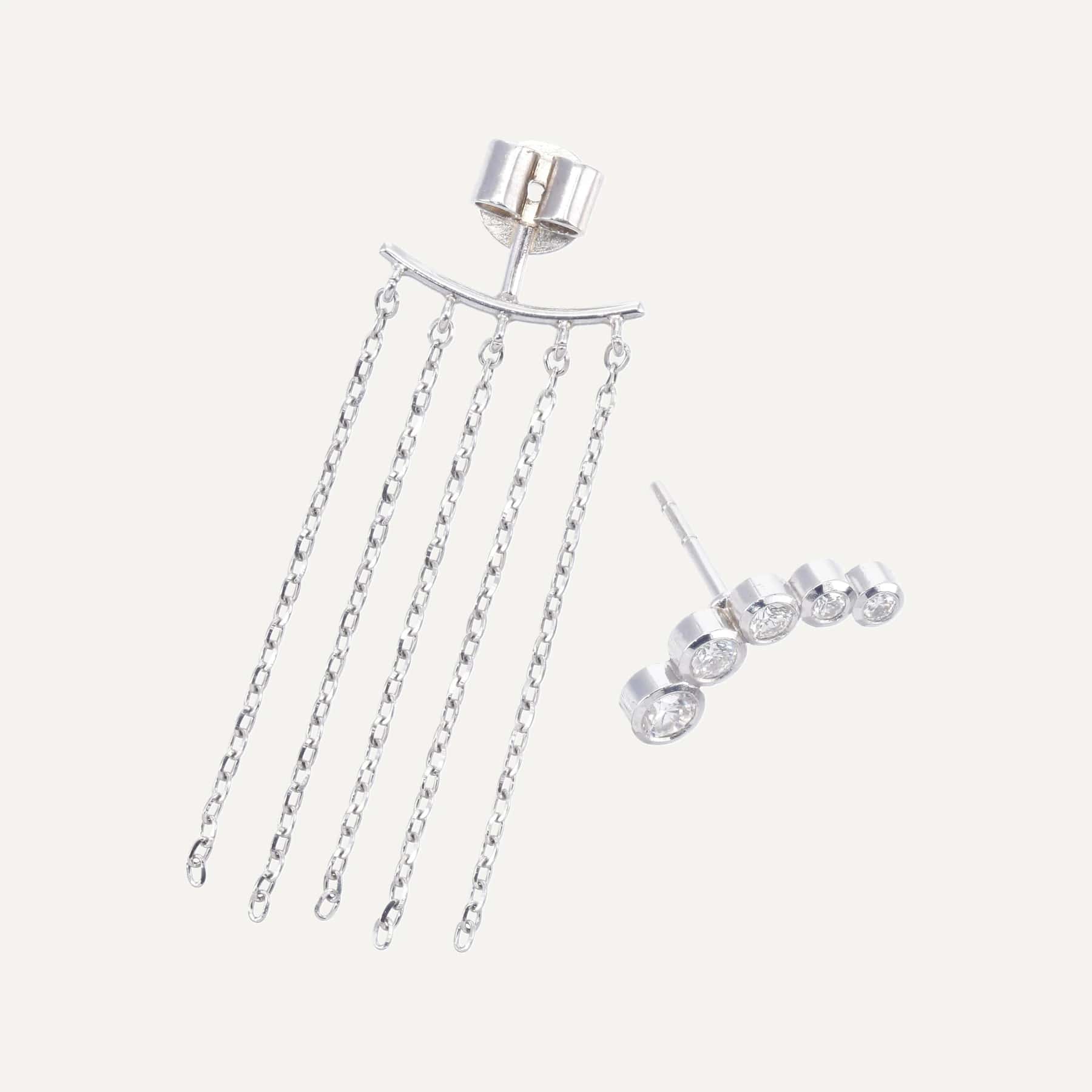 Tapa para arete bisel lluvia