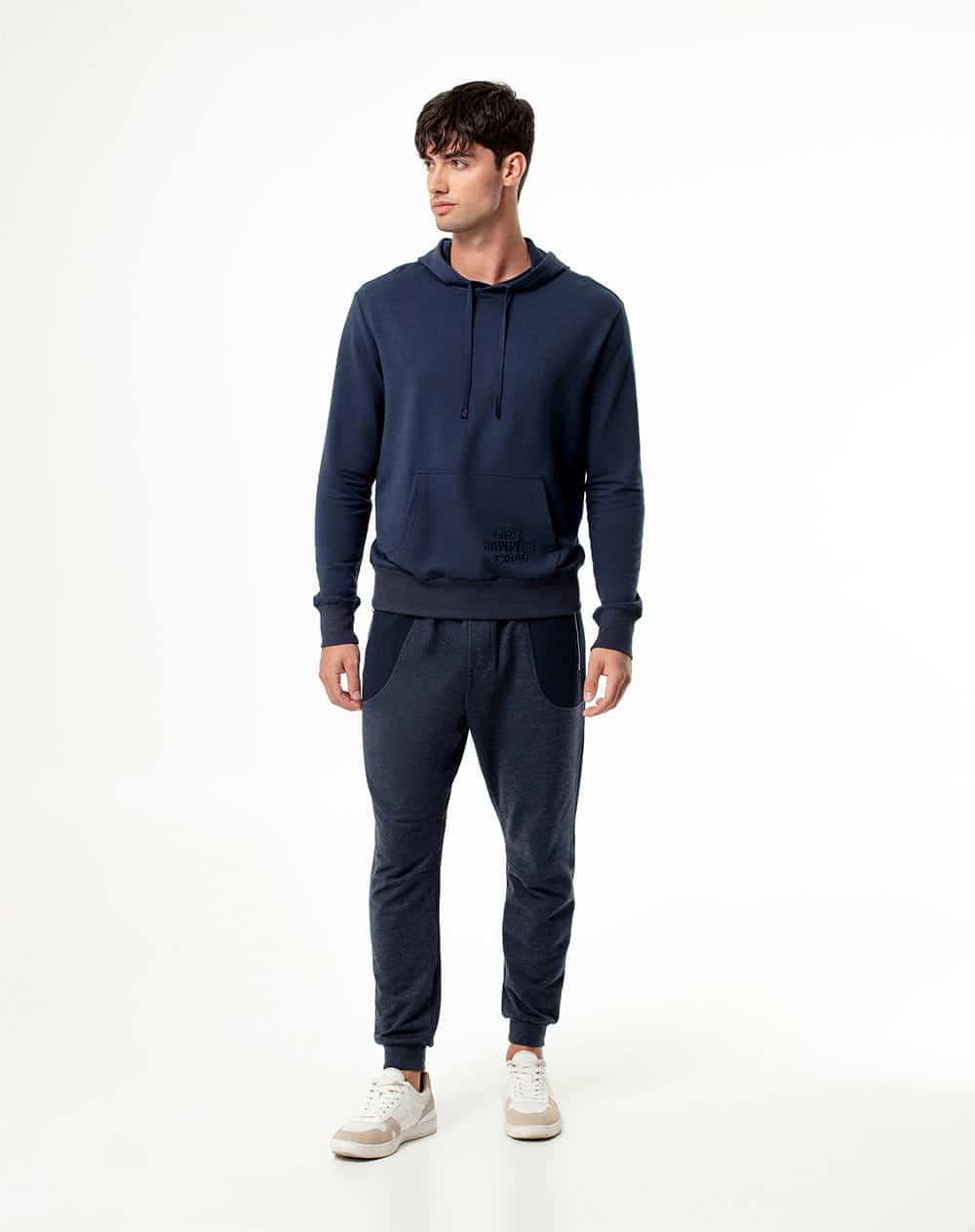 Jogger regular azul hombre