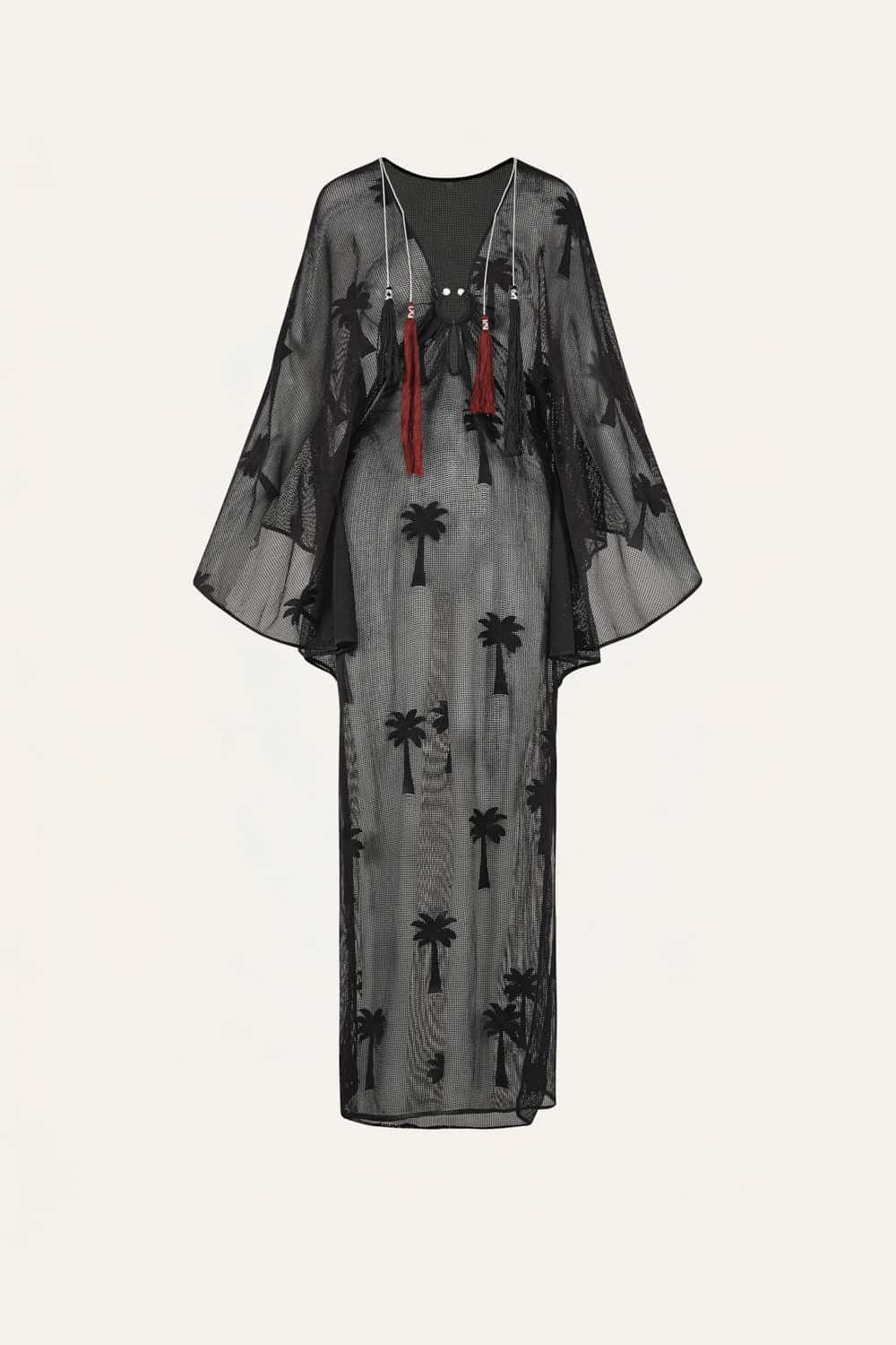 Palm Veil Tunic Dress