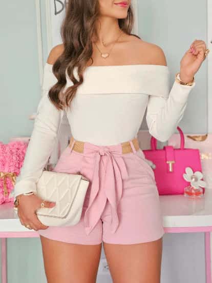 Short Maela rosa