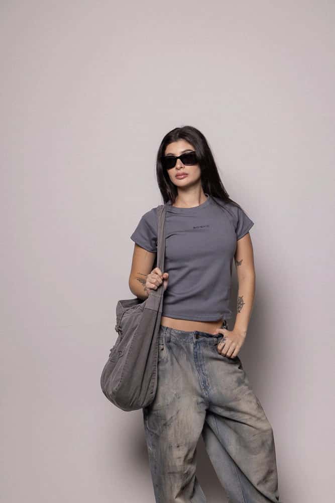 Camiseta 87/27 Basic Rib-Gris - miniatura 4