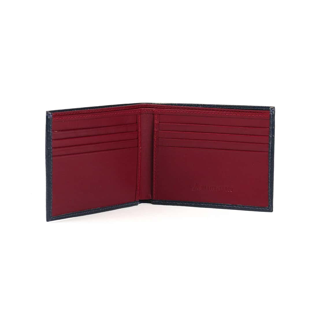 BILLETERA HOMBRE CAS AZUL X ROJO - miniatura 2
