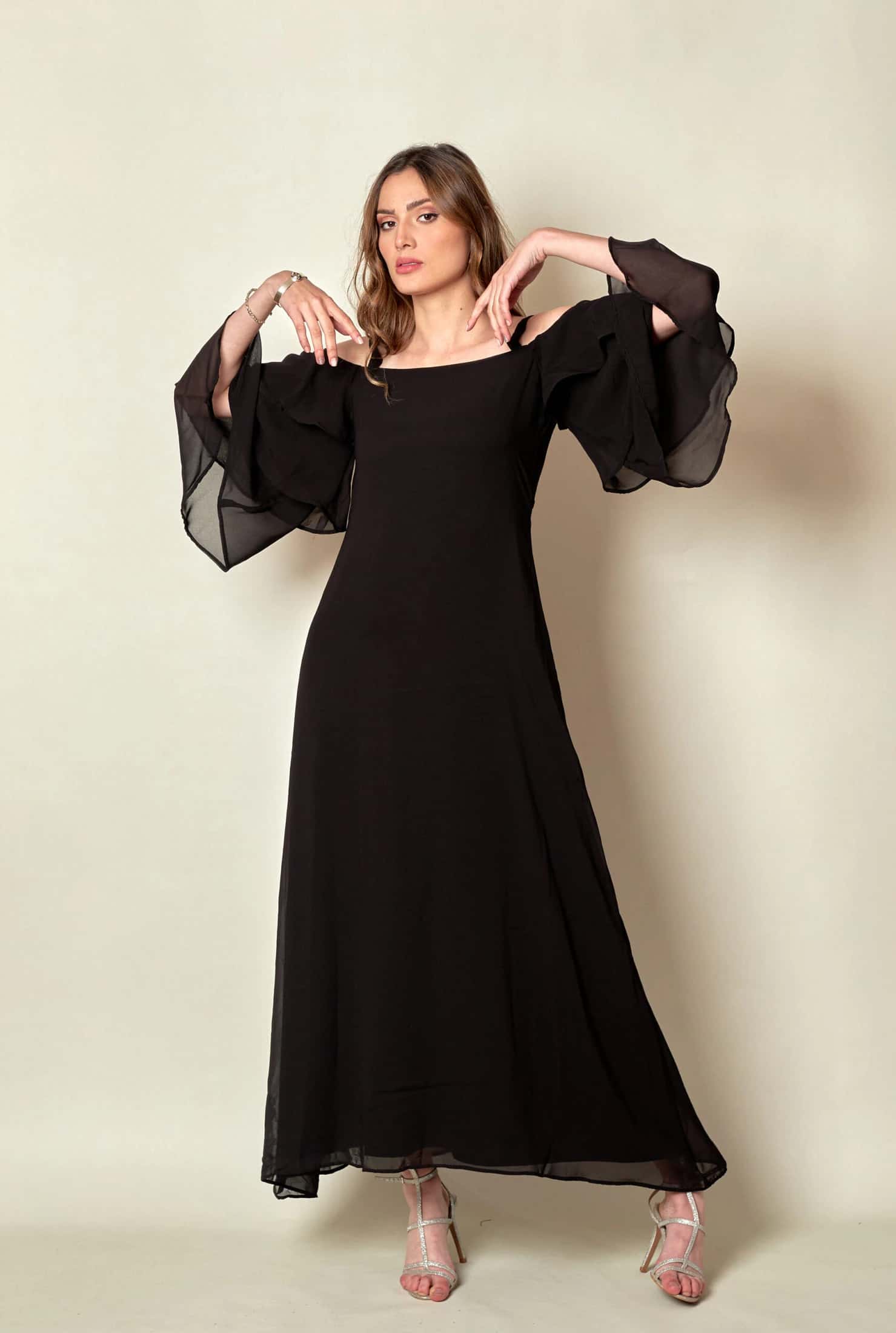 Vestido Sicilia Negro - miniatura 5
