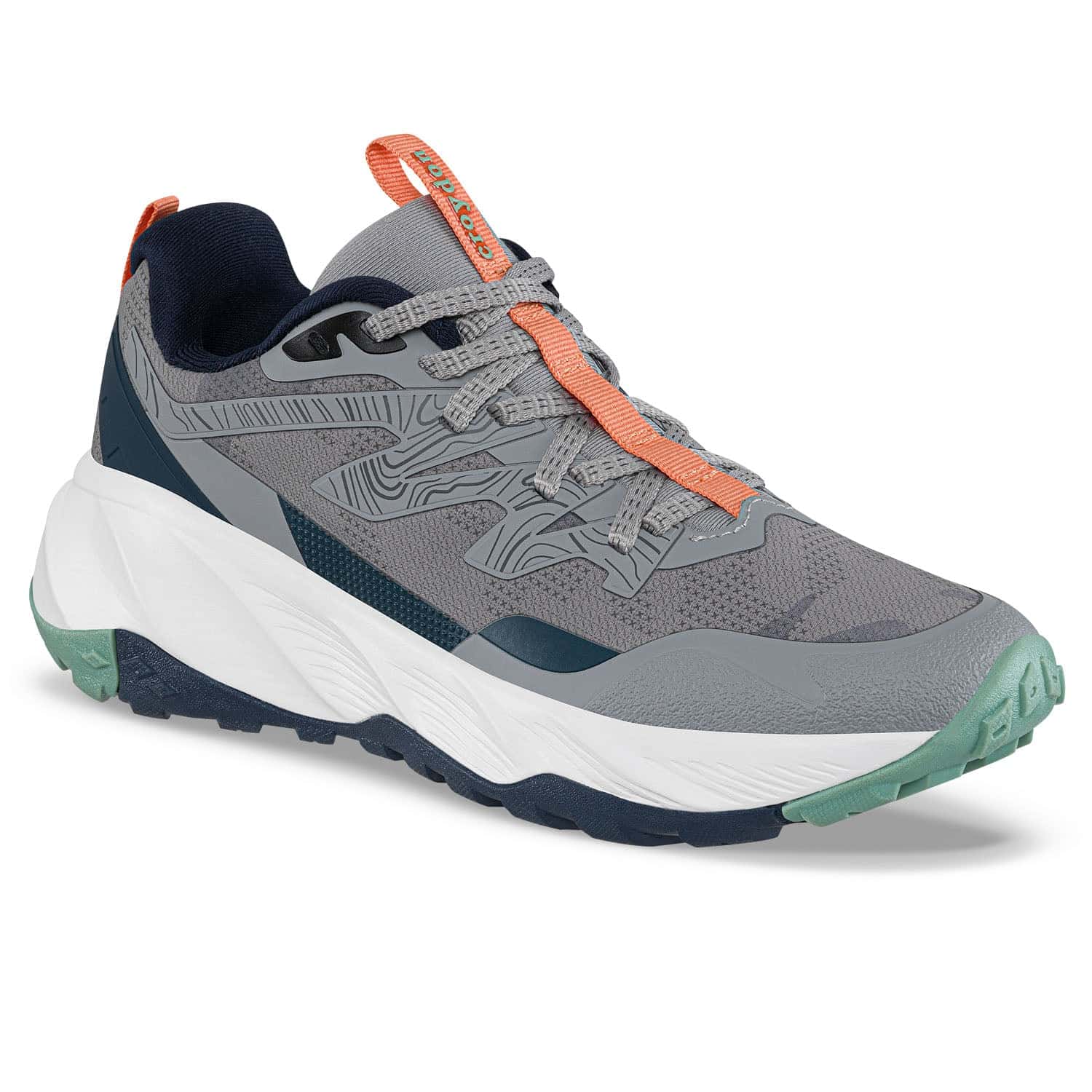 Tenis Trail Running Taralbo Gris Croydon para Mujer