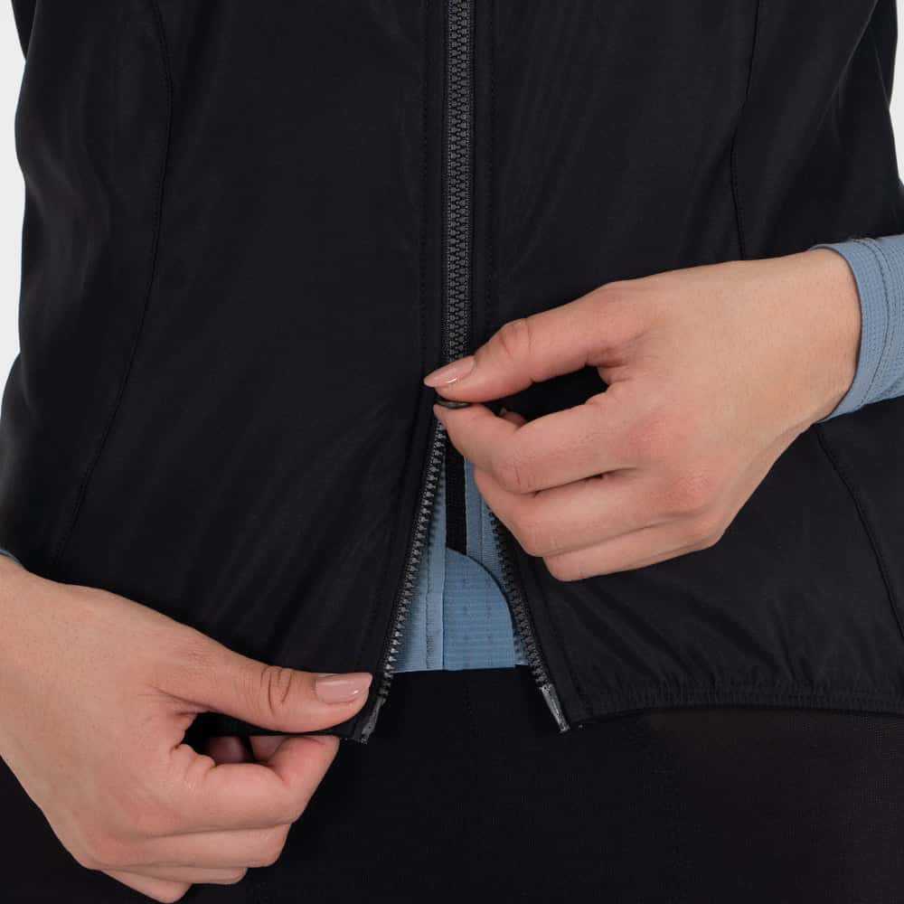 CHALECO CICLISMO NAPOLI NERO PARA MUJER - miniatura 4