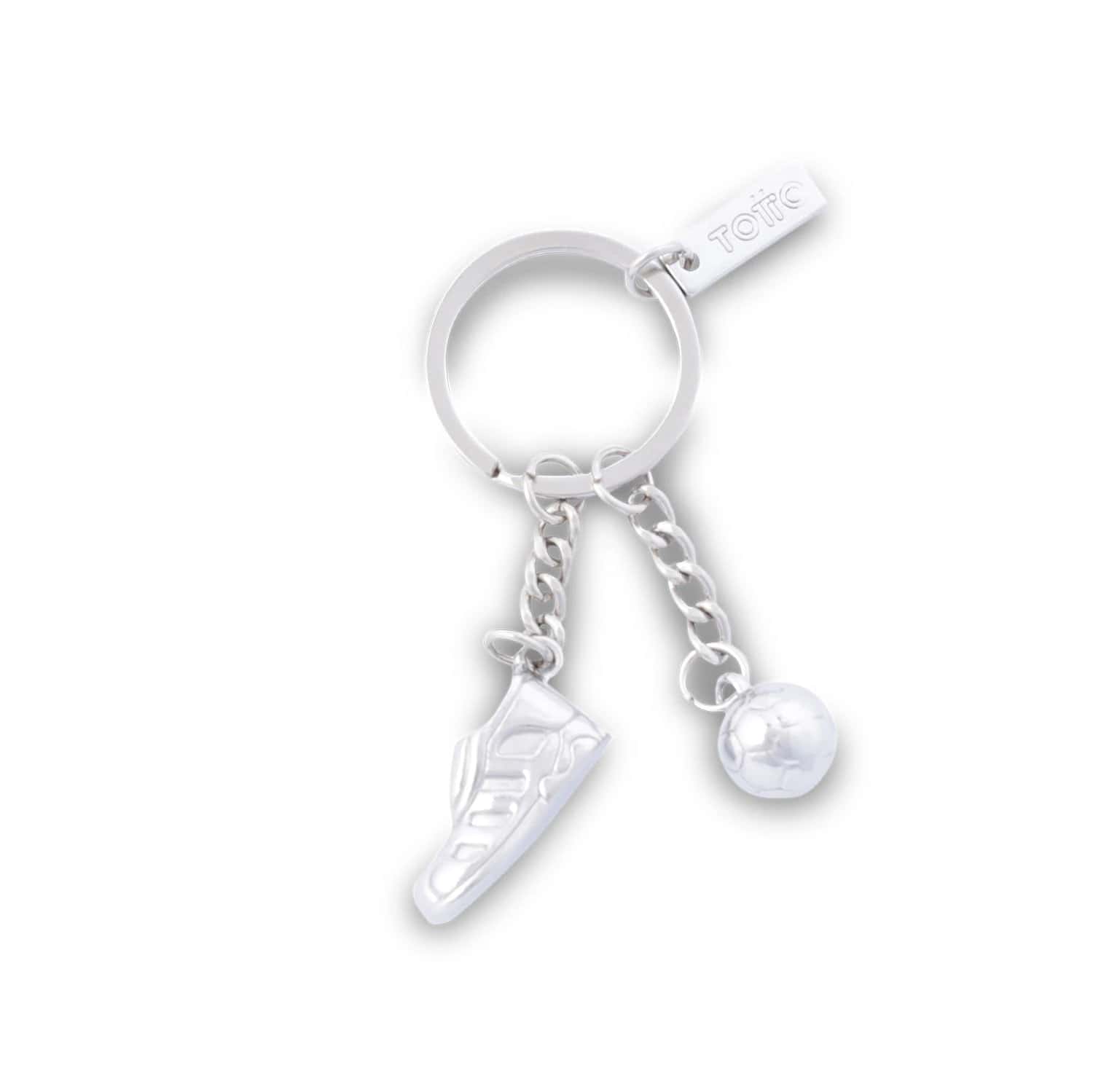 Llavero Soccer color Gris
