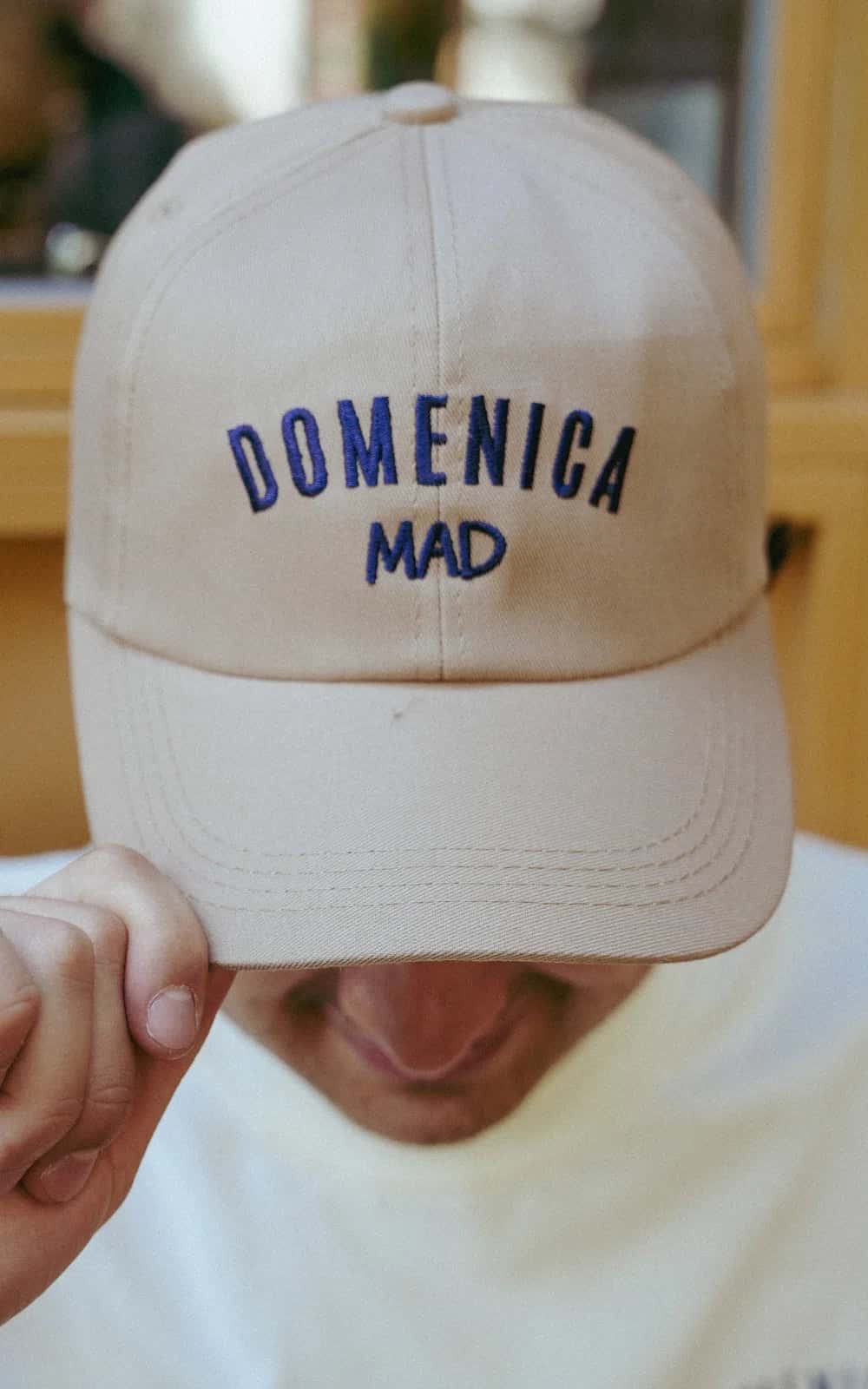 GORRA DOMENICA MAD BEIGE - UNISEX