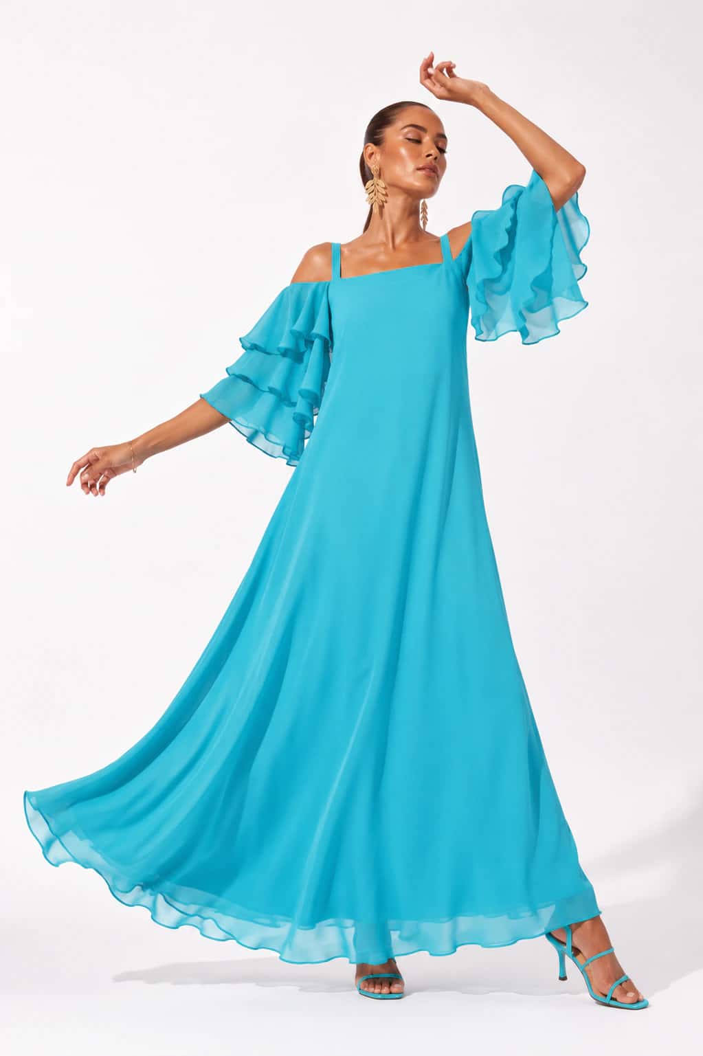 Vestido Sicilia Aguamarina - miniatura 2