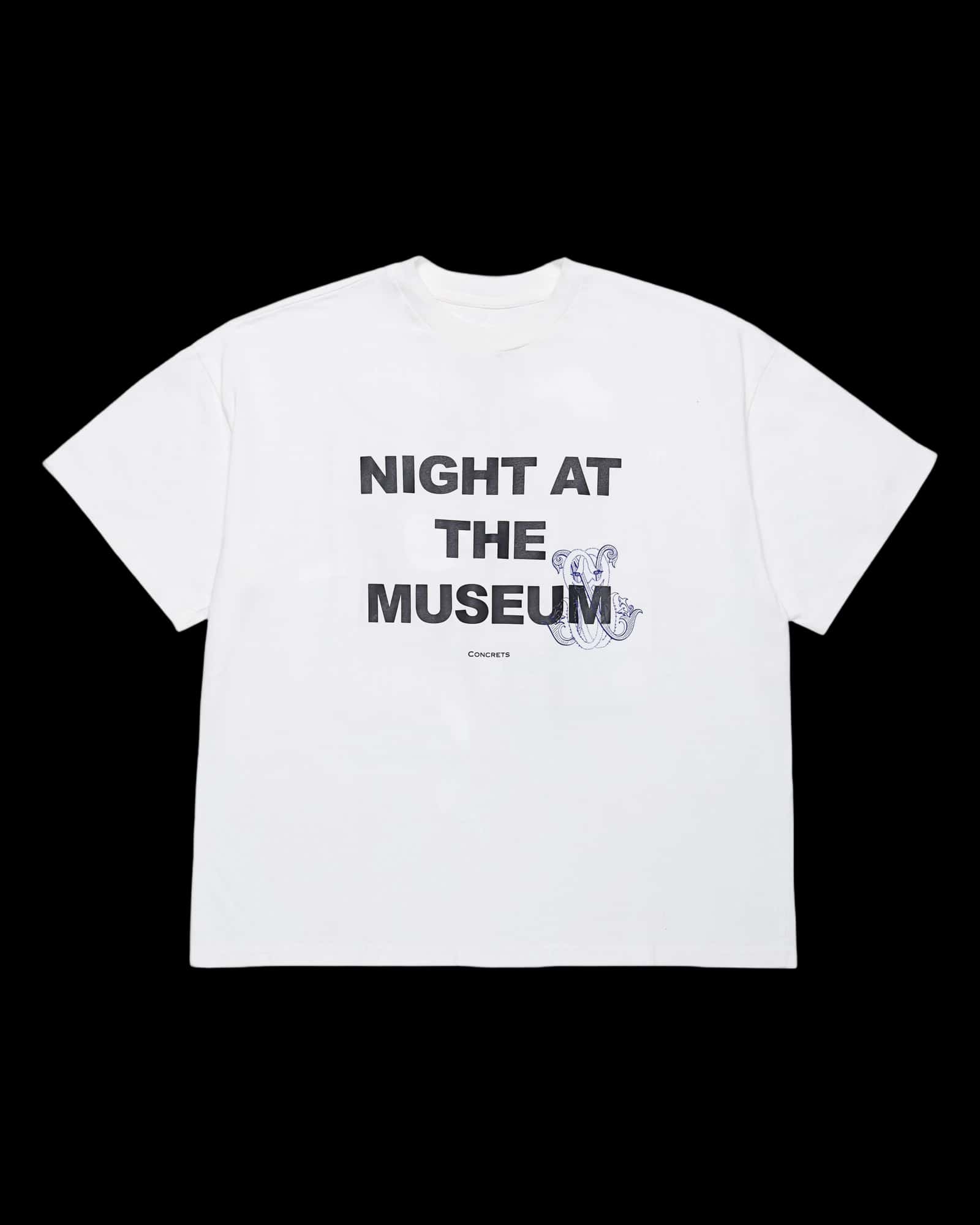 NIGHT AT THE MUSEUM T-SHIRT — WHITE