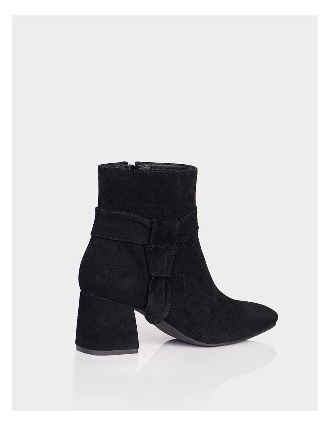 Botin Vanila Ante Negro - miniatura 2