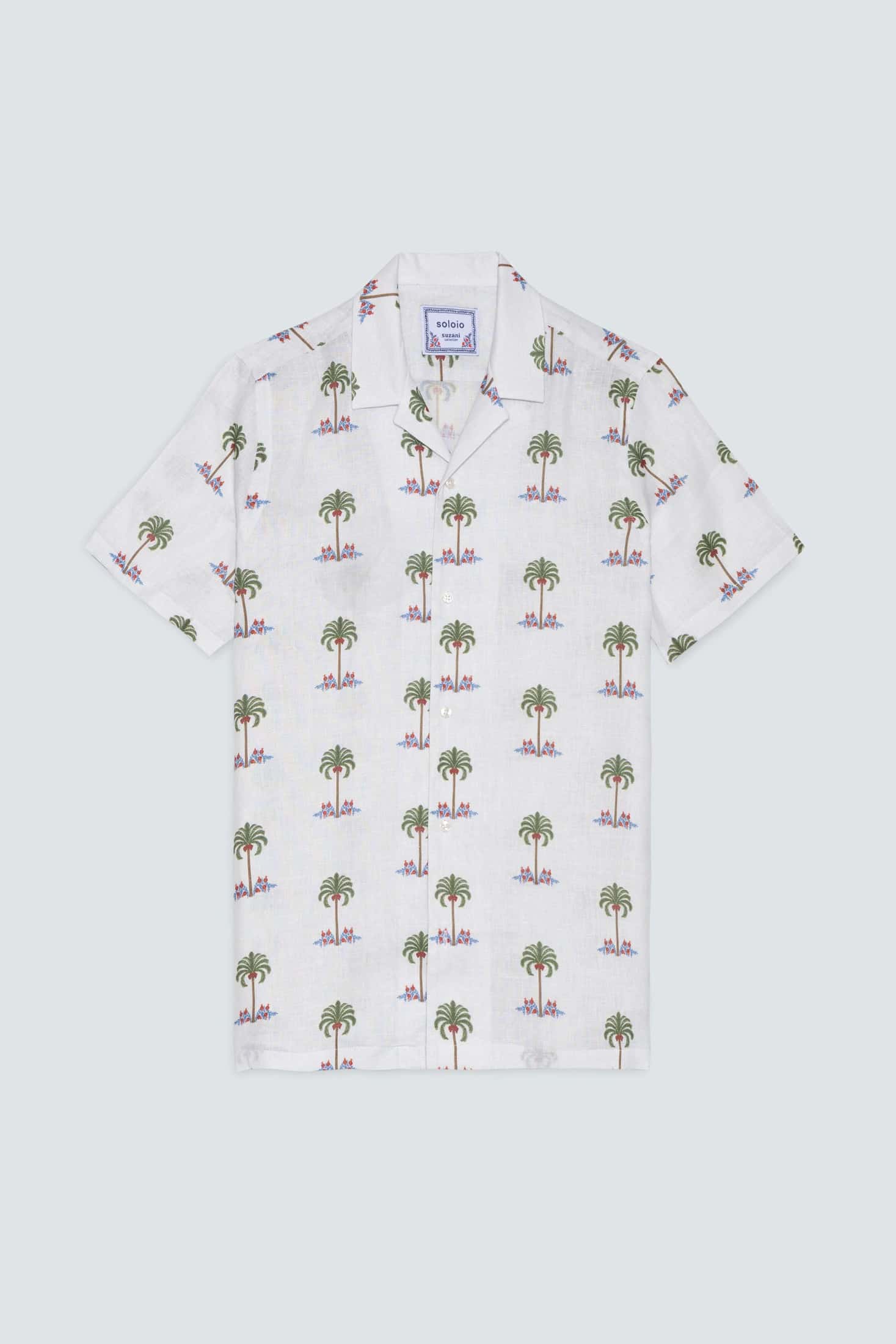 Men's linen shirt white gioventu