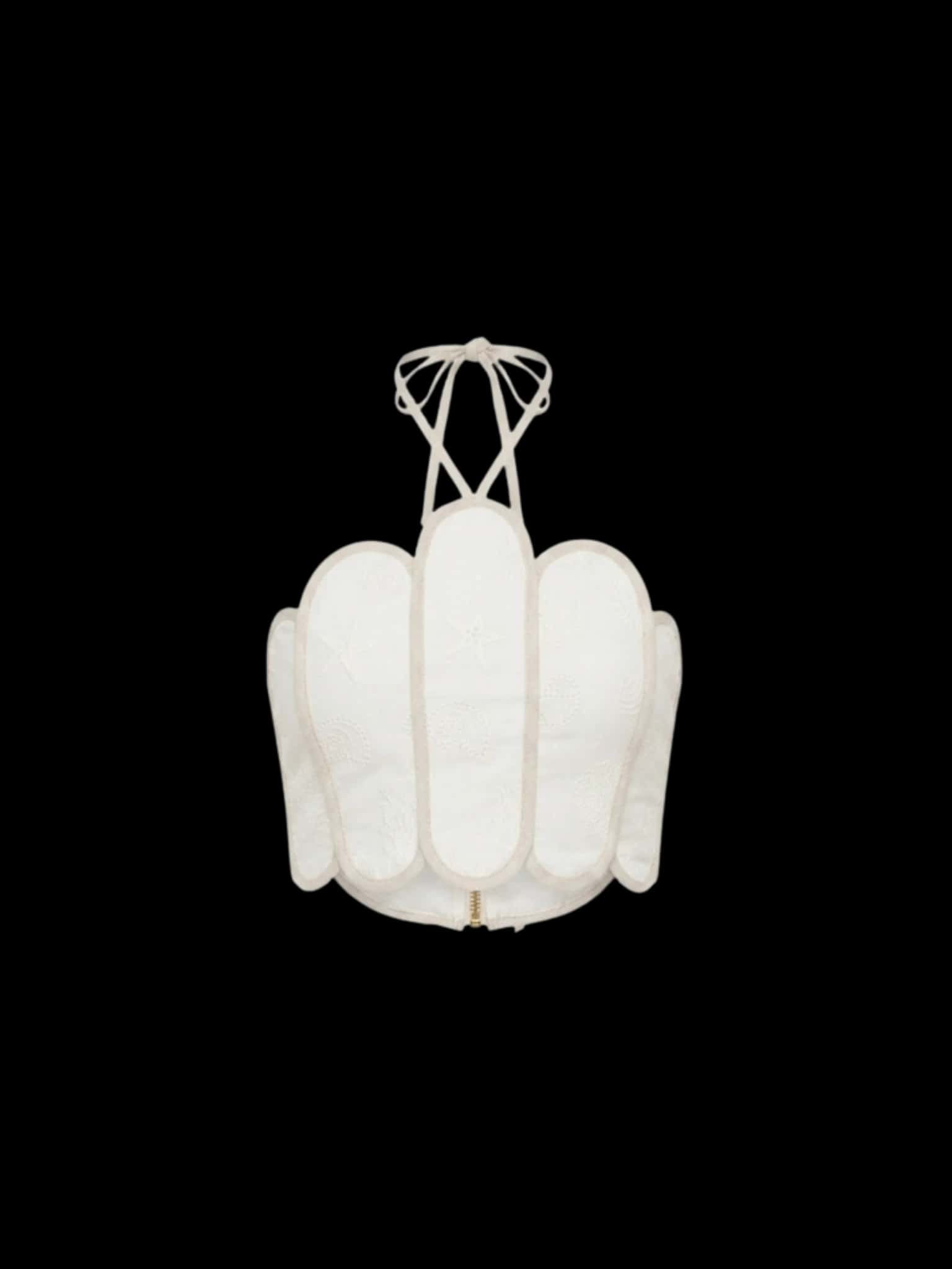 LENNY TOP IVORY SEASHELLS - miniatura 1