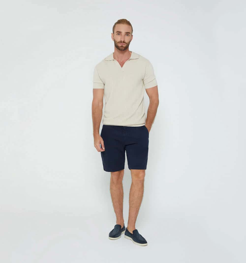 Polo para hombre tejida