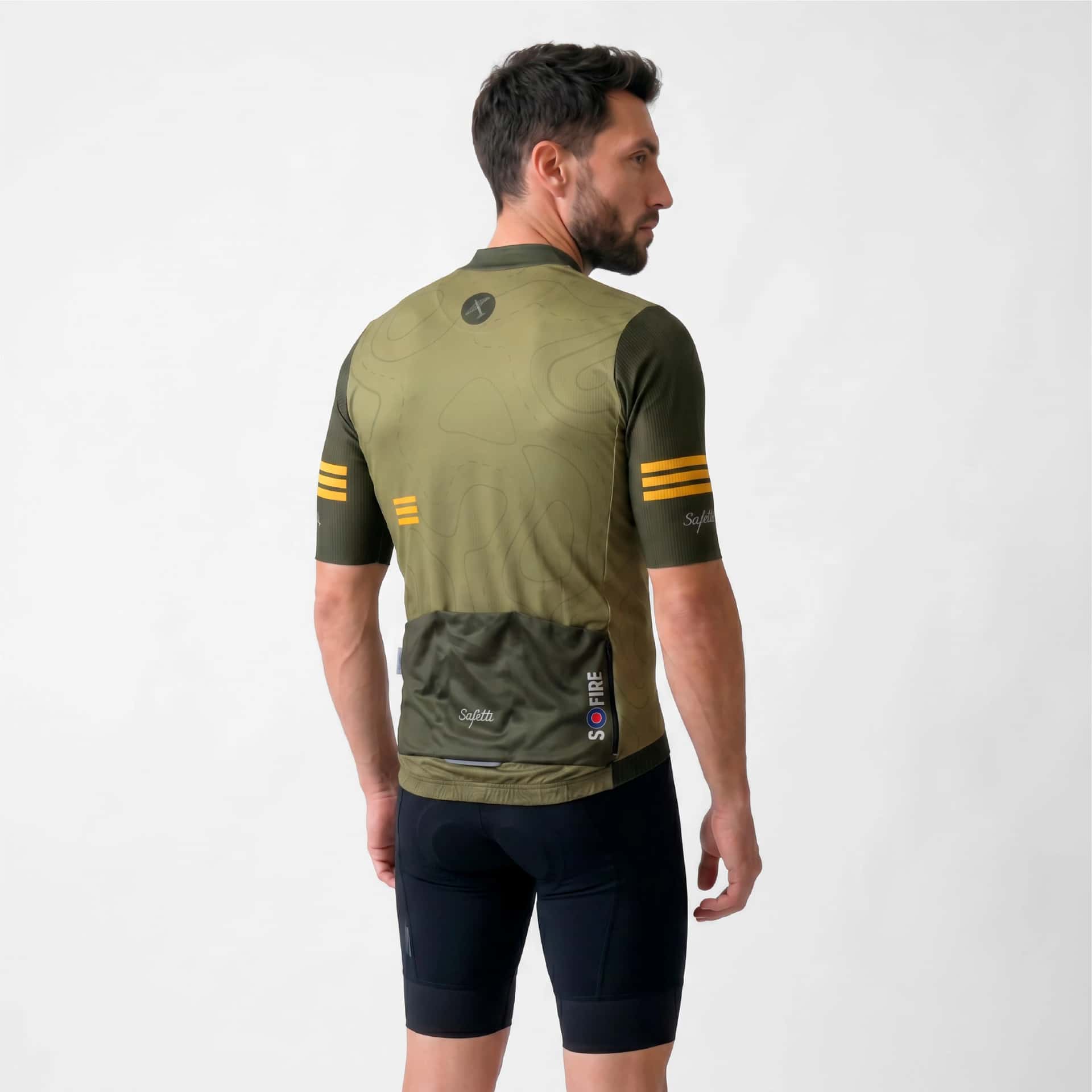 CAMISA CICLISMO MANGA CORTA S-FIRE GREEN PARA HOMBRE - miniatura 2