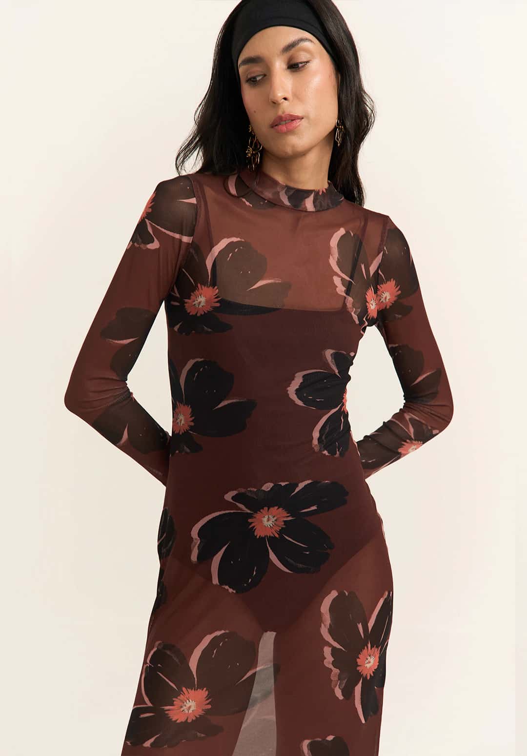 Vestido Mesh Sabana - miniatura 5