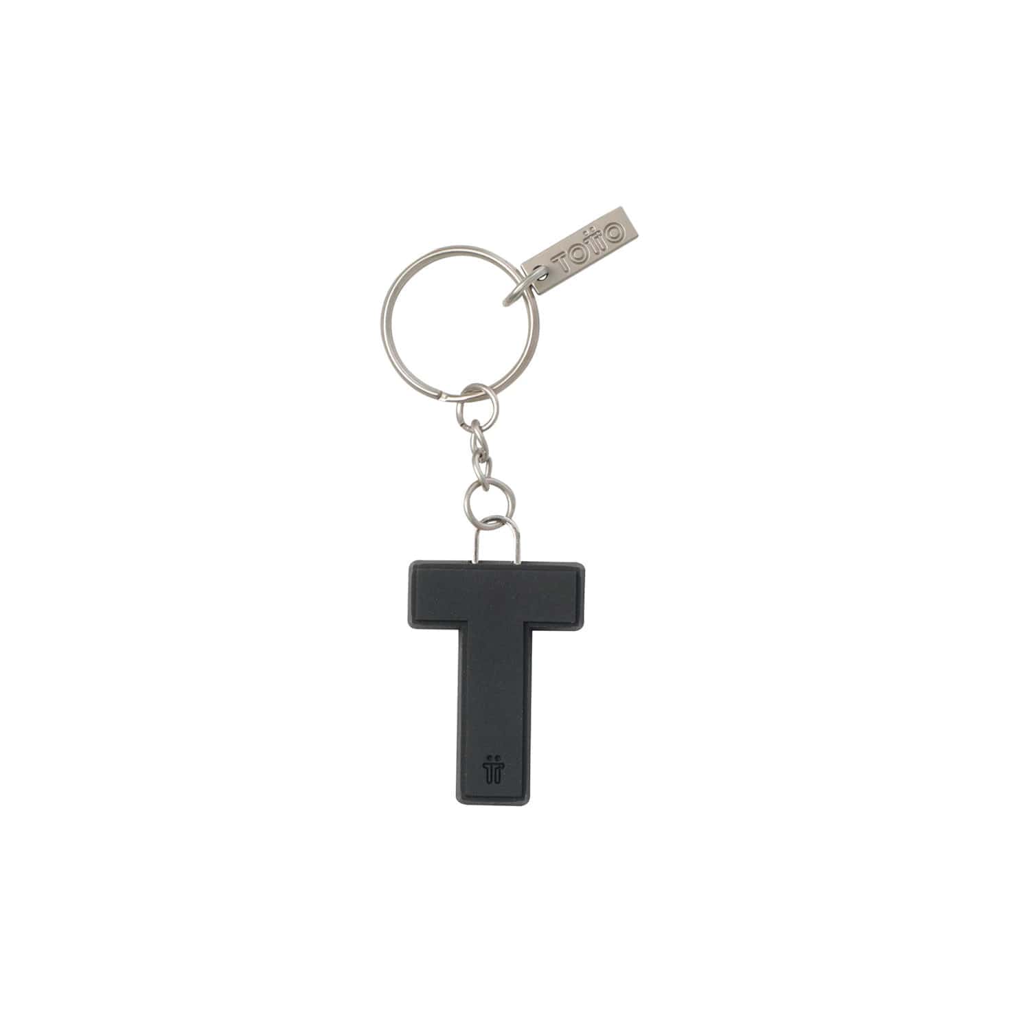 Llavero de Goma Abc color Negro