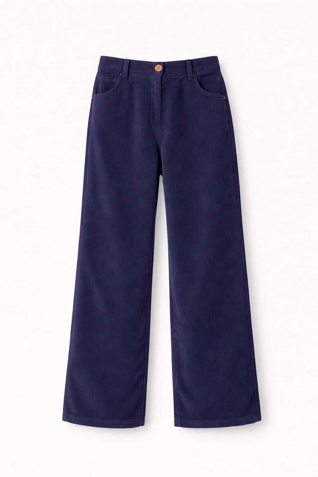 pantalones pana azul