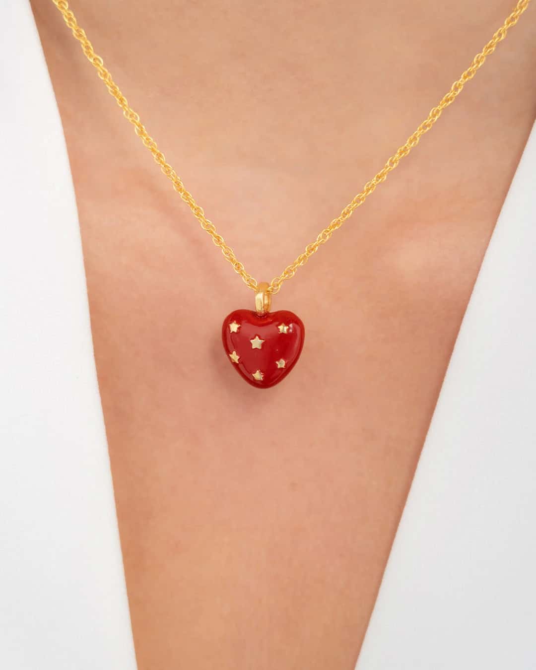 Collar Corazón Rojo