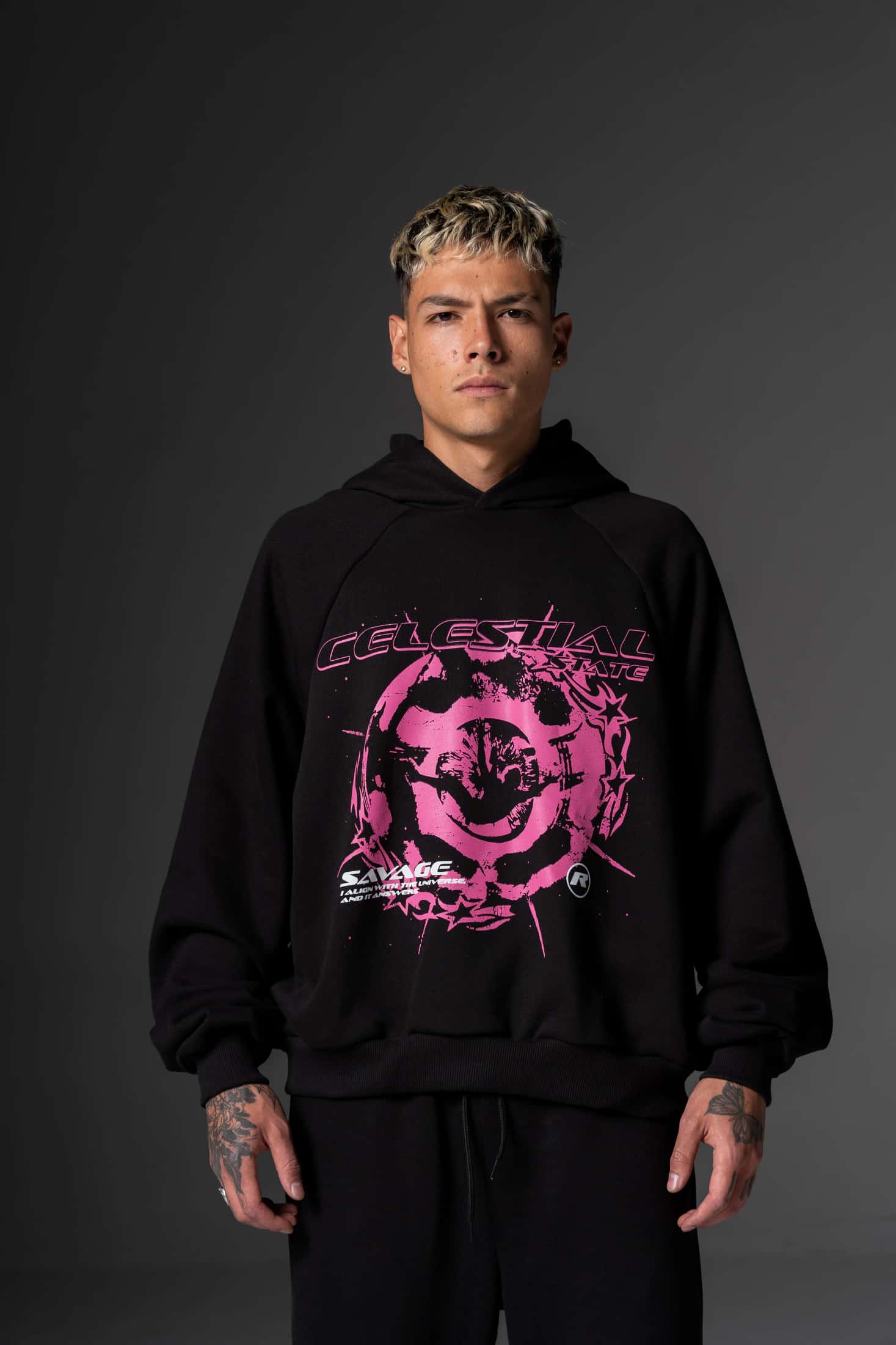 Hoodie Boxy Celestial State  400 gramos