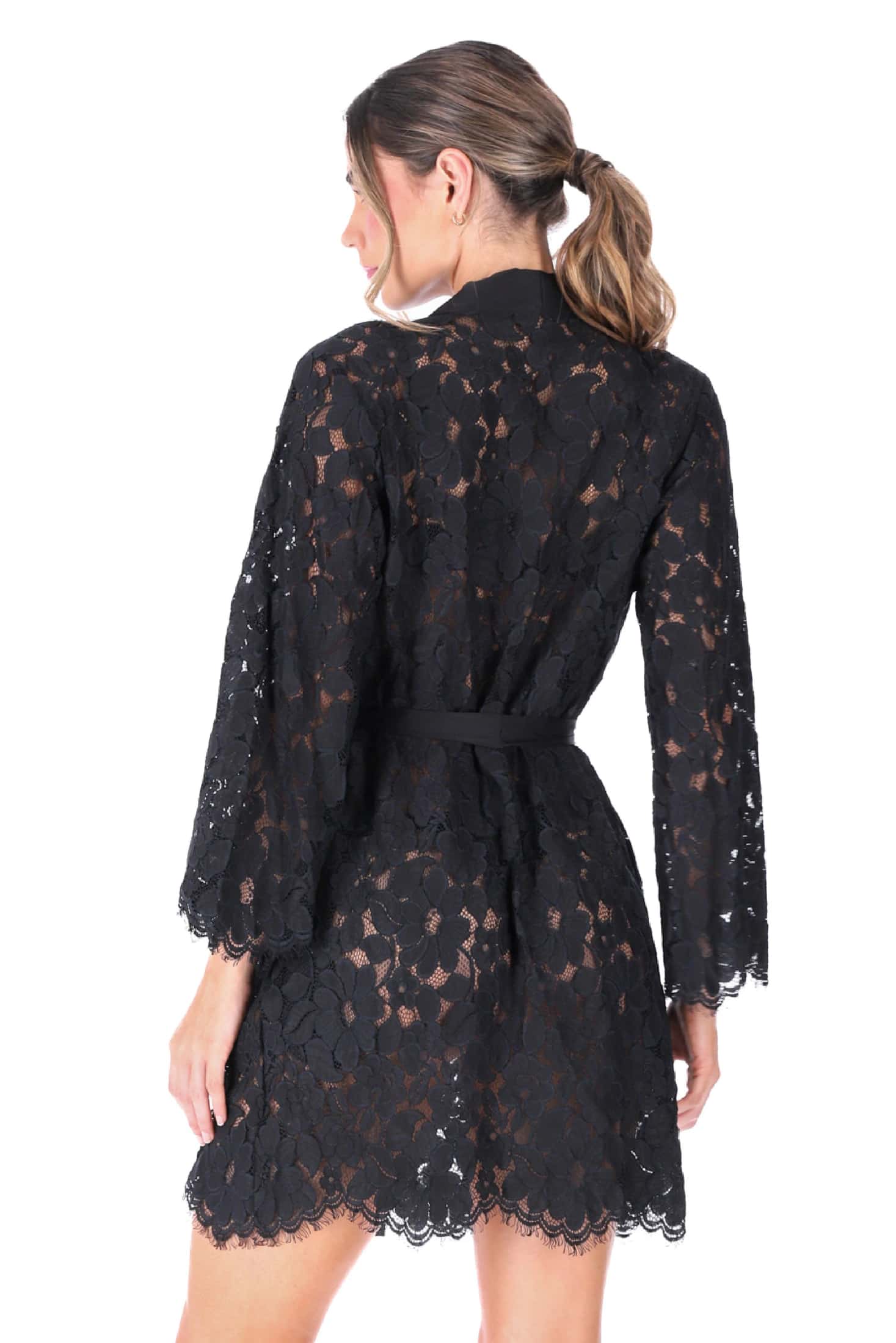 KIMONO NOVIAS ELLIPSE AURA NEGRO NEGRO - miniatura 2