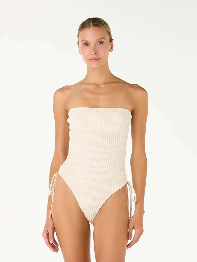 Vestido de Baño Entero Fae Shell Ivory