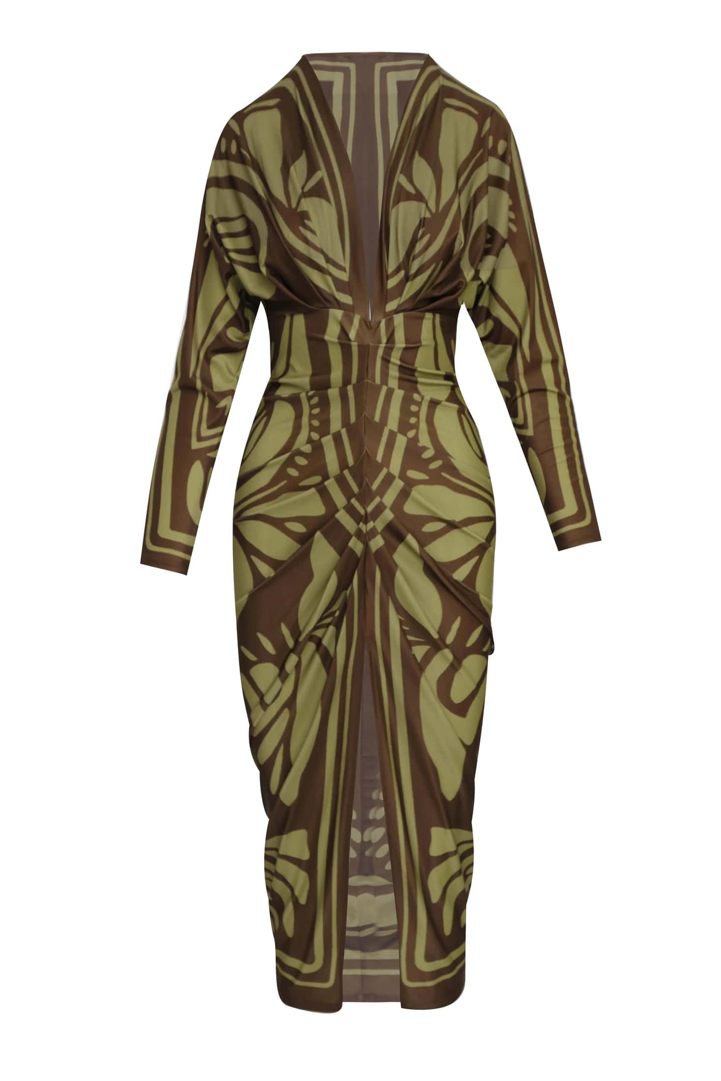 Vestido Midaxi Fruncido