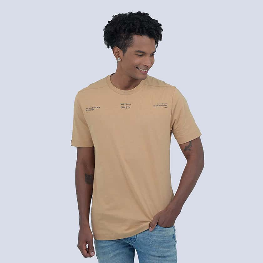 Camiseta Caqui