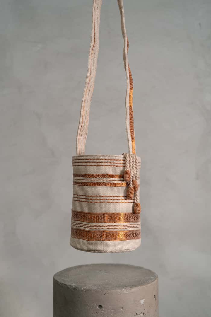 BUCKET BAG ALPACA - COBRE - miniatura 2