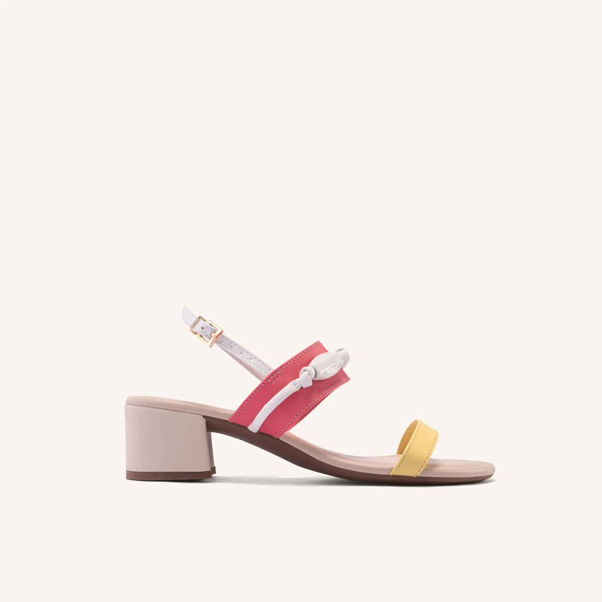 Sandalias Bilbao Rosa Blanco Brisabonita