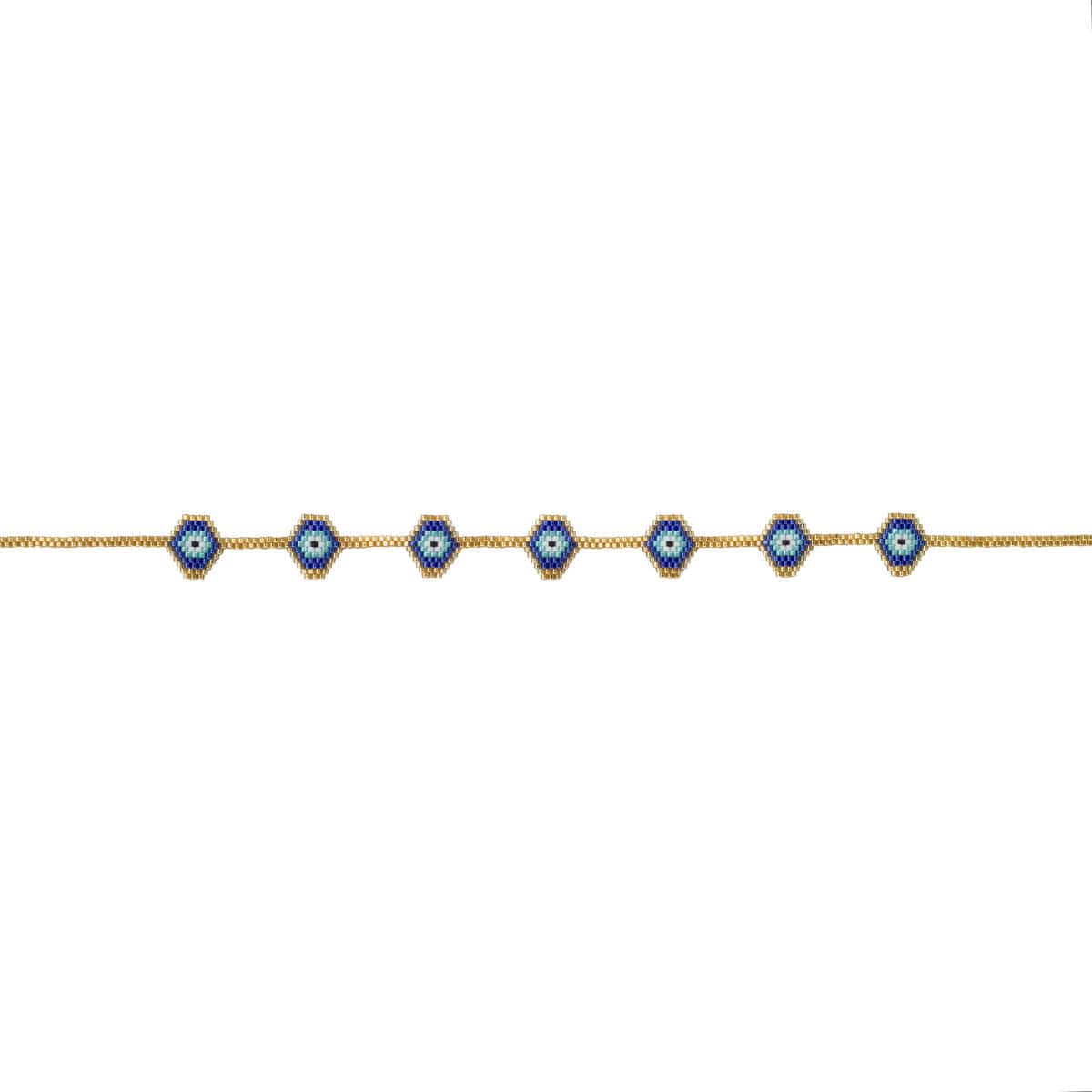 Choker Hera de Siete Ojos Mar Dorado