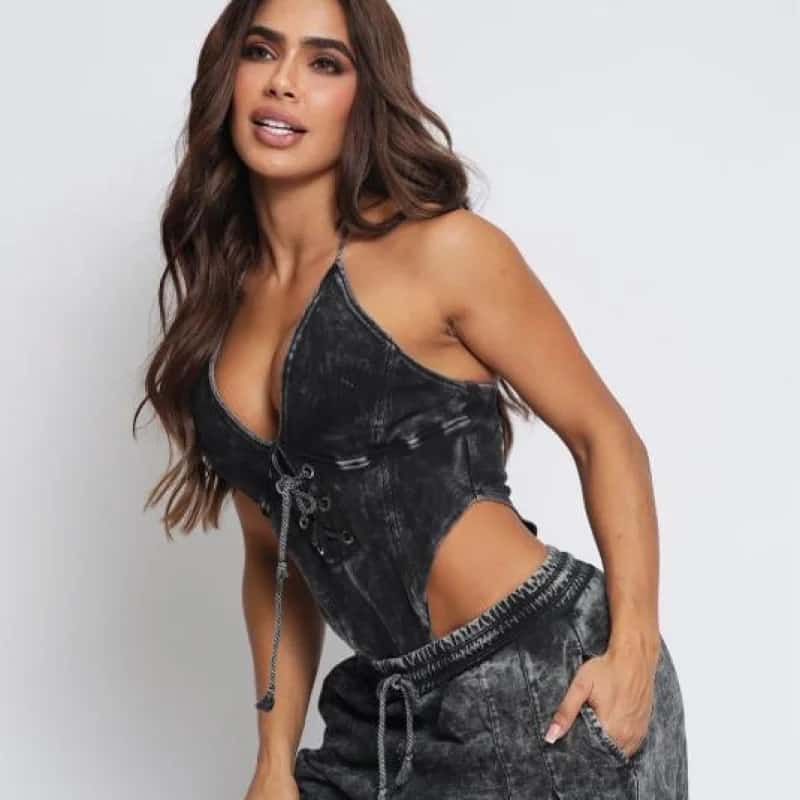 SET CON BODY CORDON GRIS OSCURO - miniatura 4