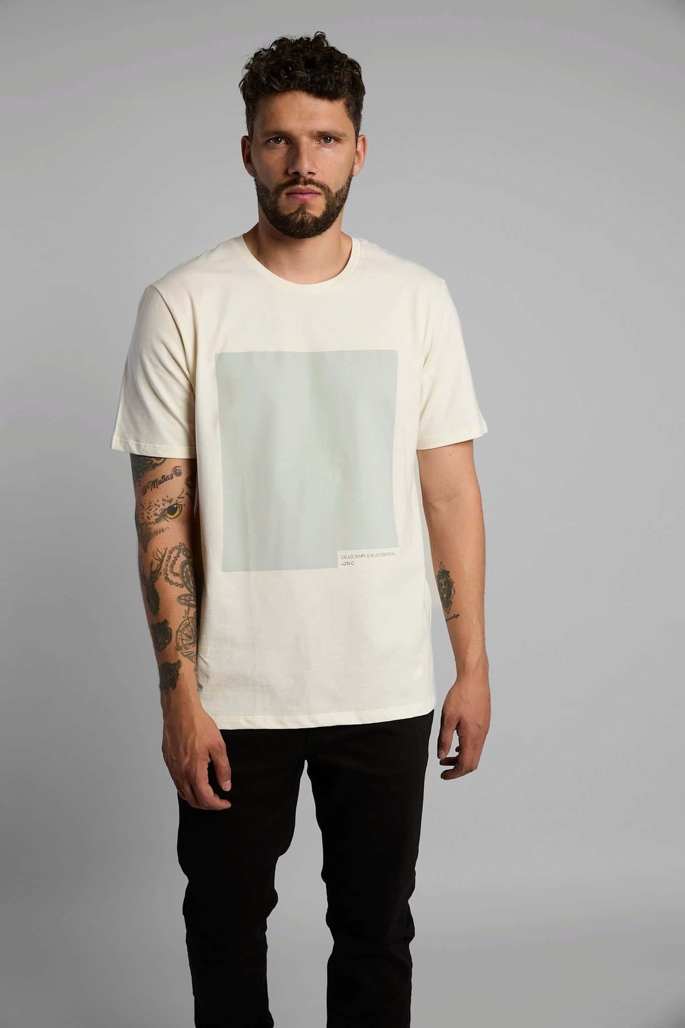 Camiseta cuadro arena - miniatura 1