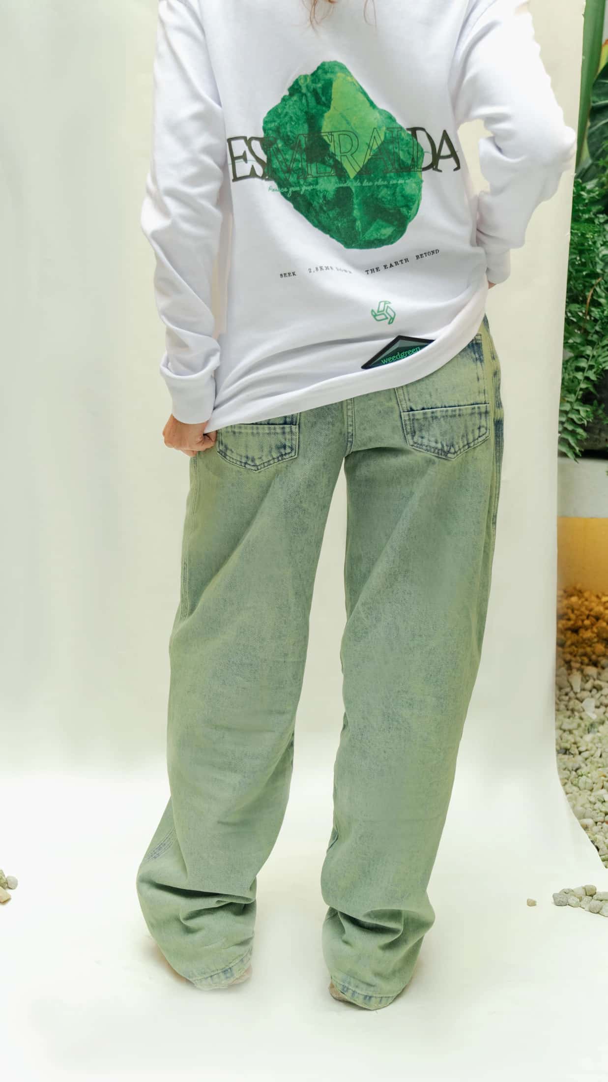 JEAN MUJER AGATA VERDE - miniatura 3