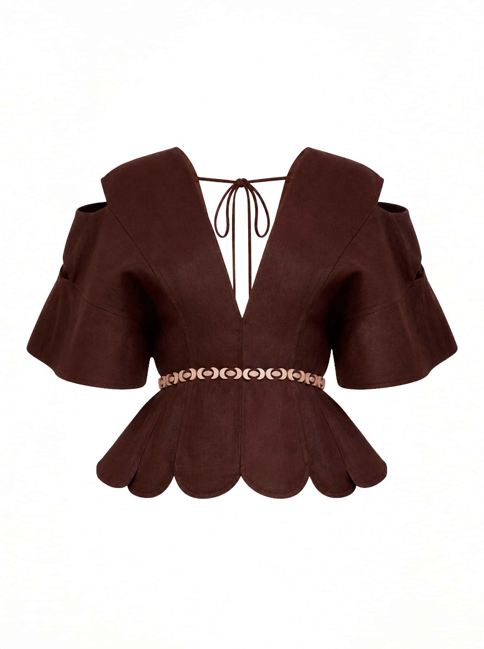 NAMIKA TOP UMBER BROWN