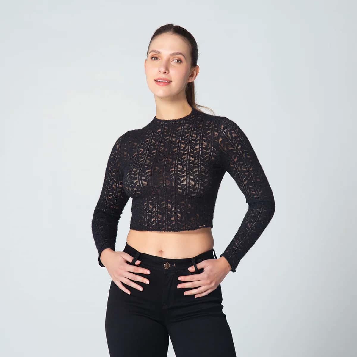 Blusa Crop Slim Lizt