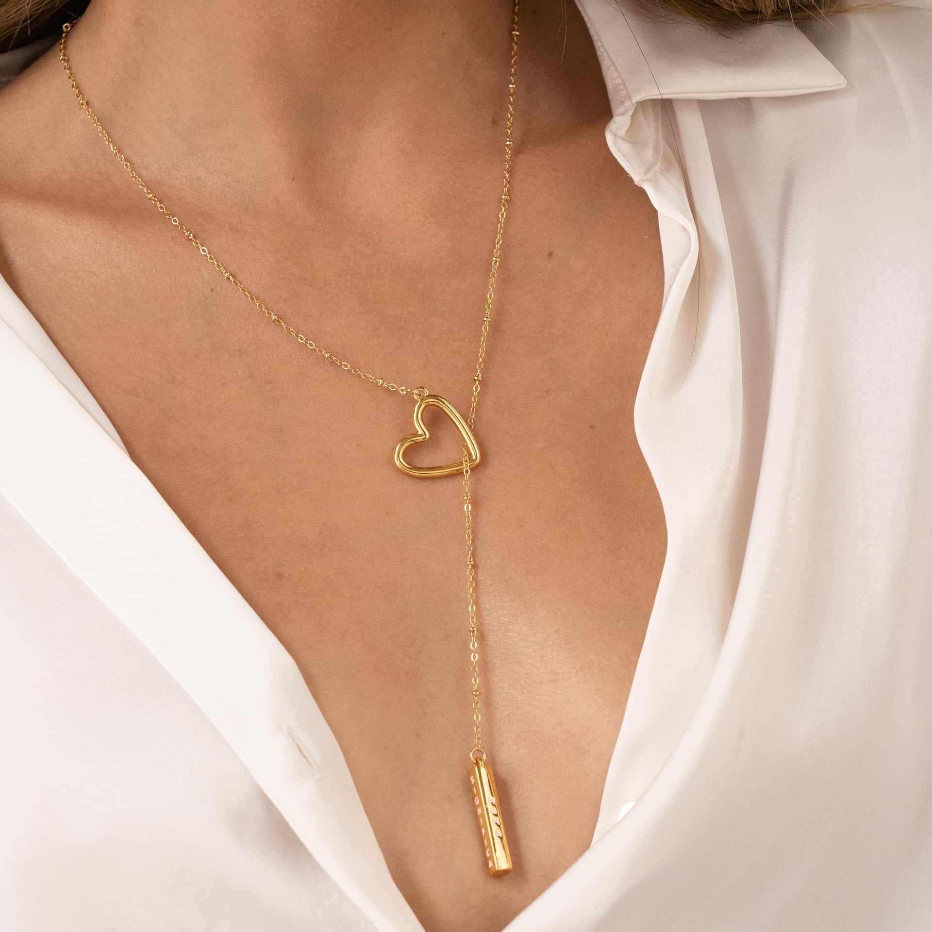 Collar Corbatin Mamá + Aretes