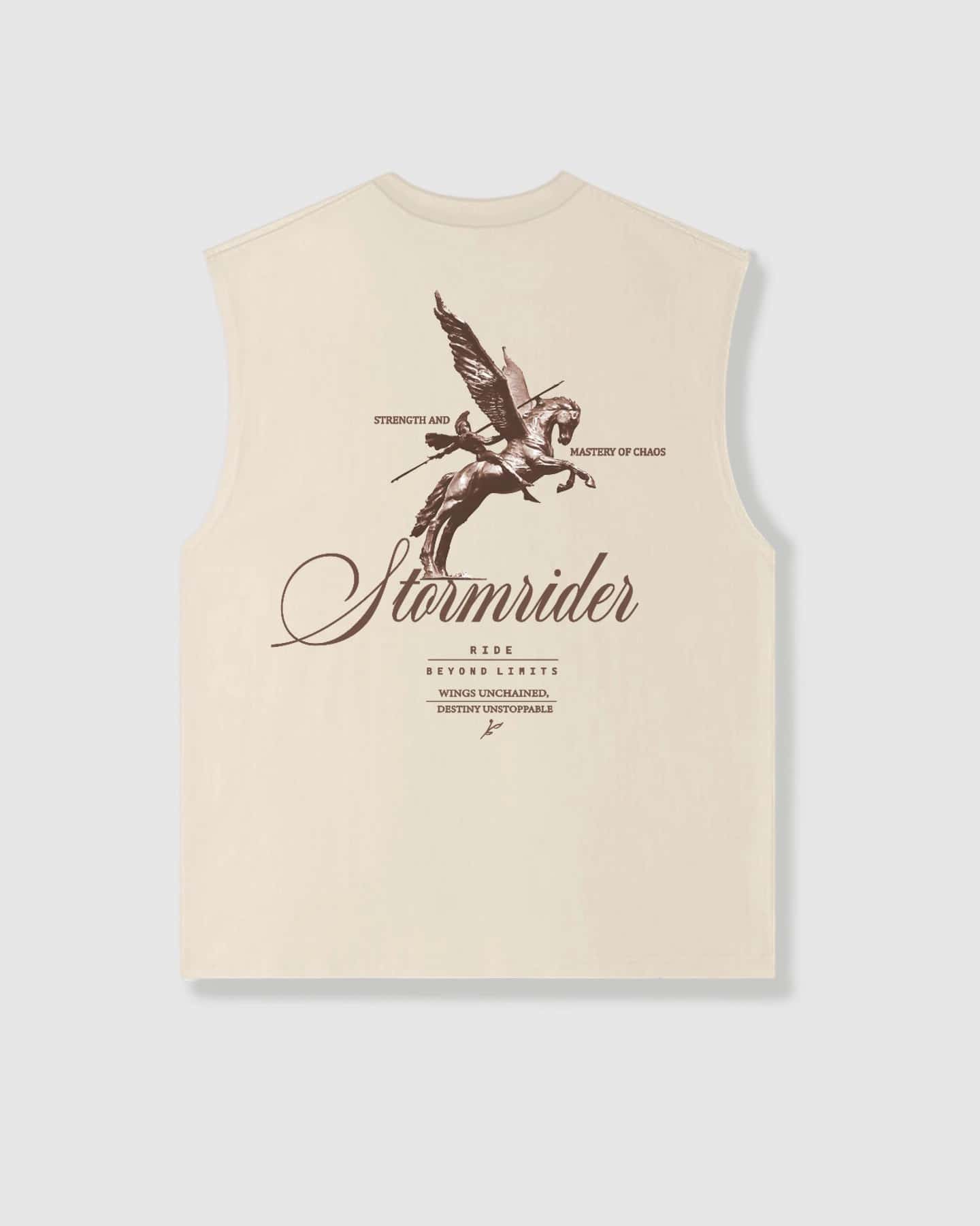 Oversized Sleeveless Stormrider Vanilla