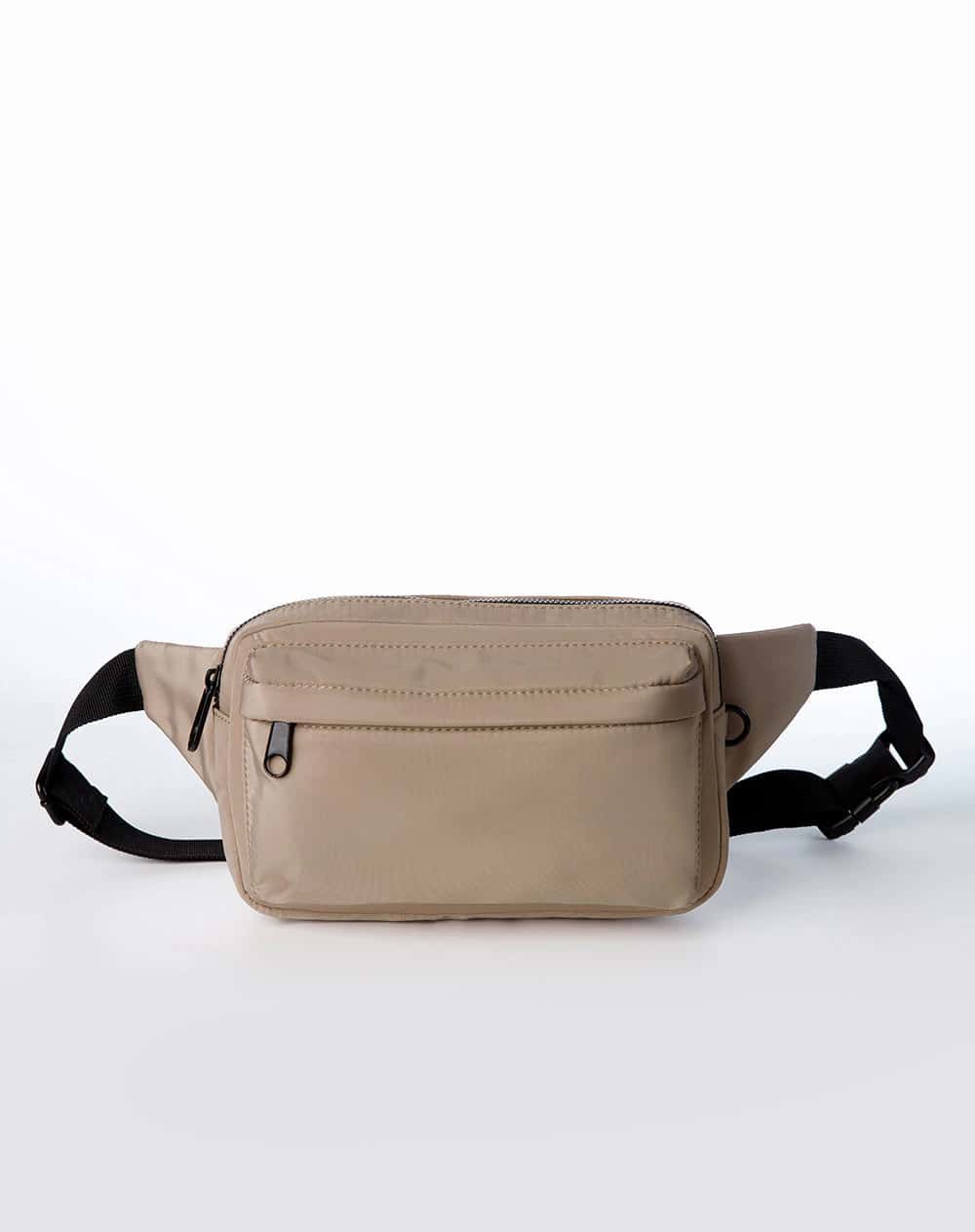 Riñonera ajustable café hombre