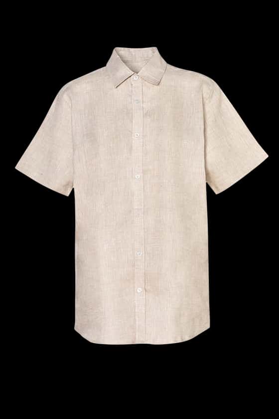 Camisa Manga Corta Kaki
