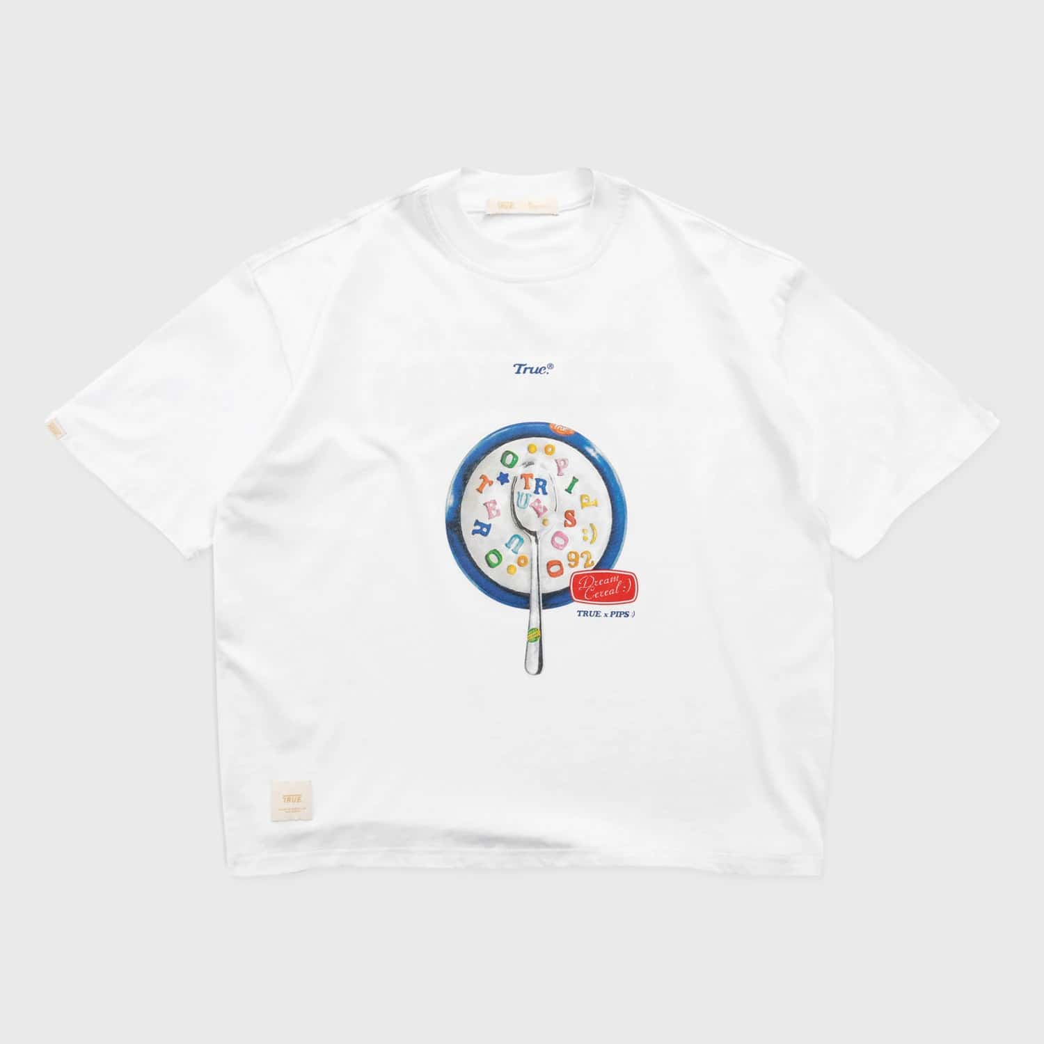 My Cereal Boxy Tee - White