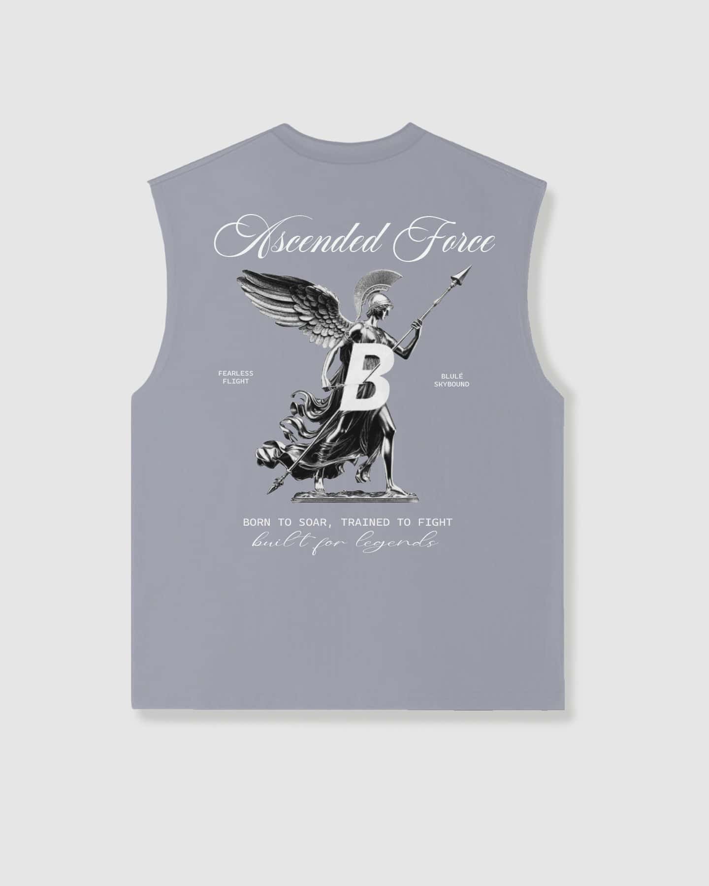 Oversized Sleeveless Ascended Force Grey
