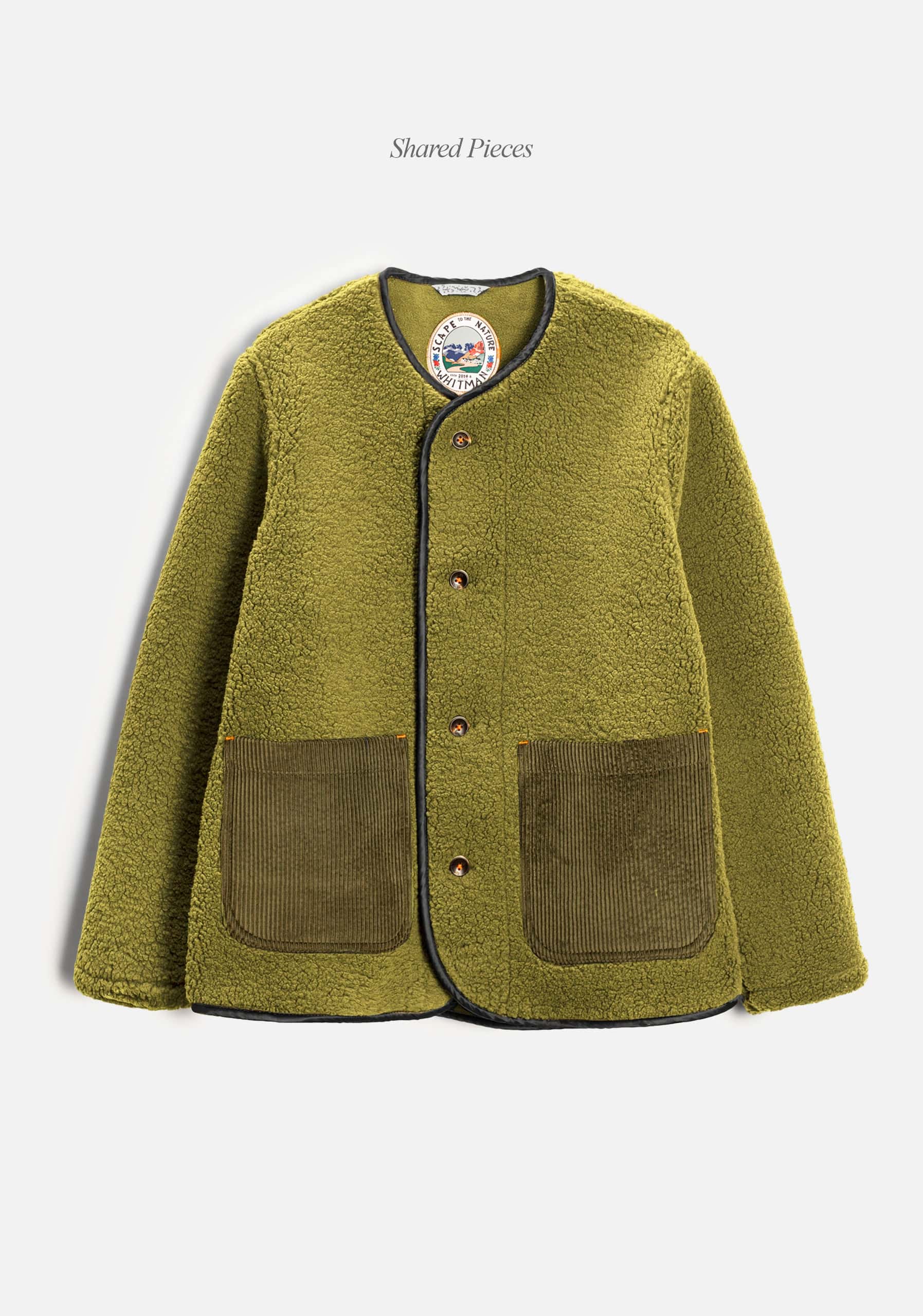 Chaqueta U Toscana Sherpa Verde Olive