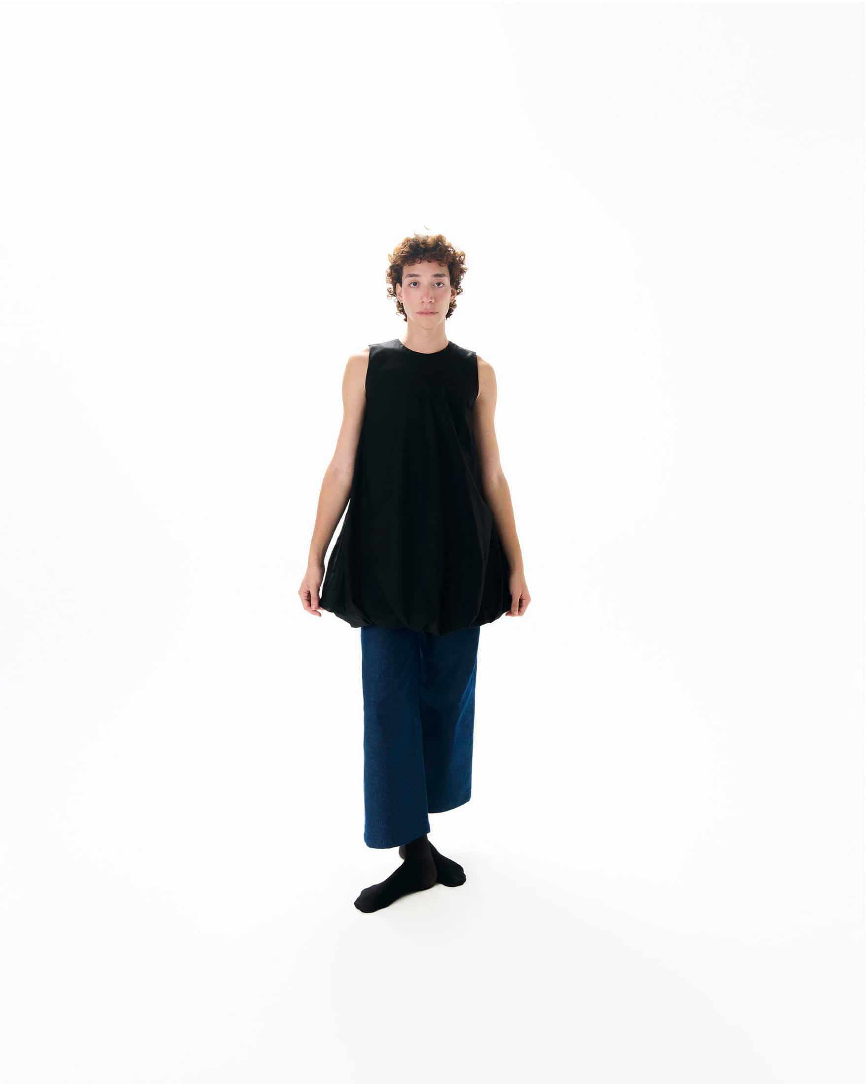 VESTIDO CIRCULAR NEGRO #1