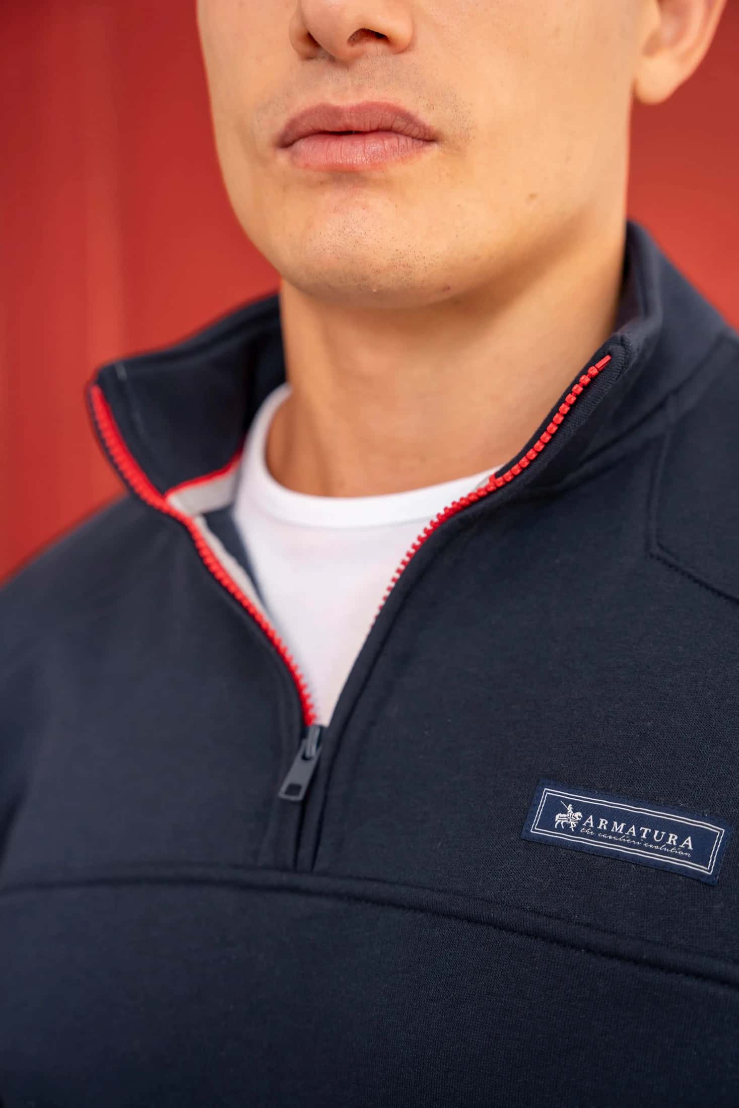 Suéter Everyday Halfzip Hombre Azul