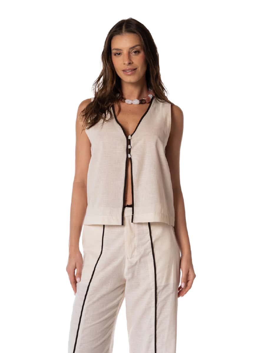BLUSH COAST EDEN VEST 9658